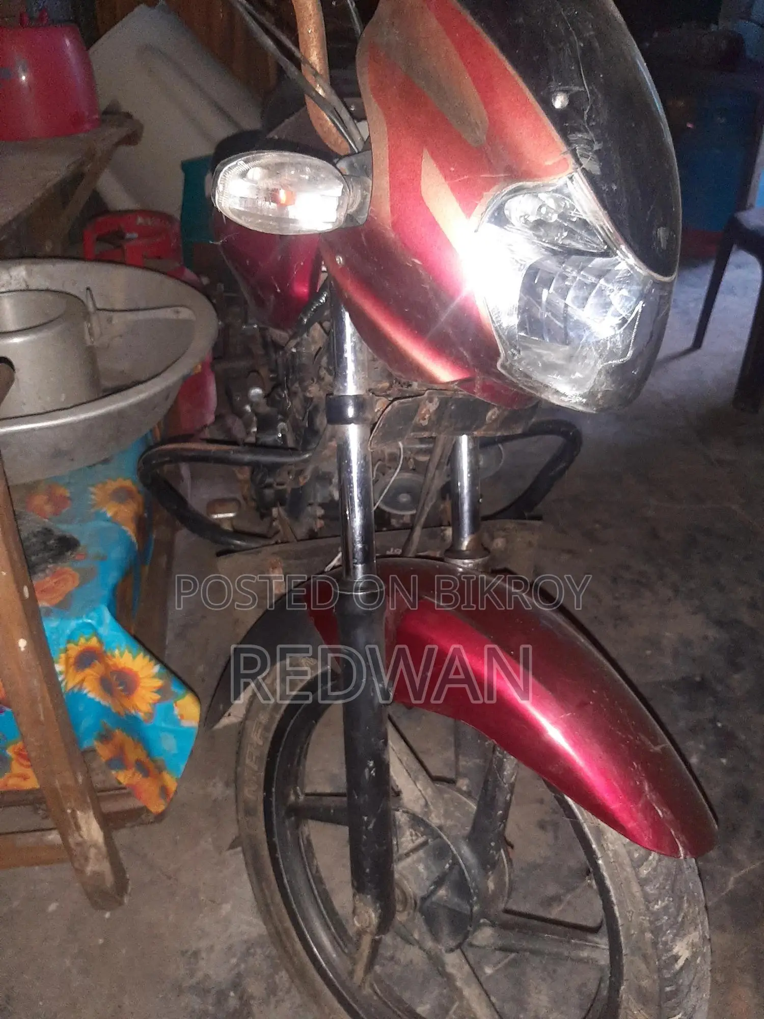 Bajaj Discover 135 2015 Red