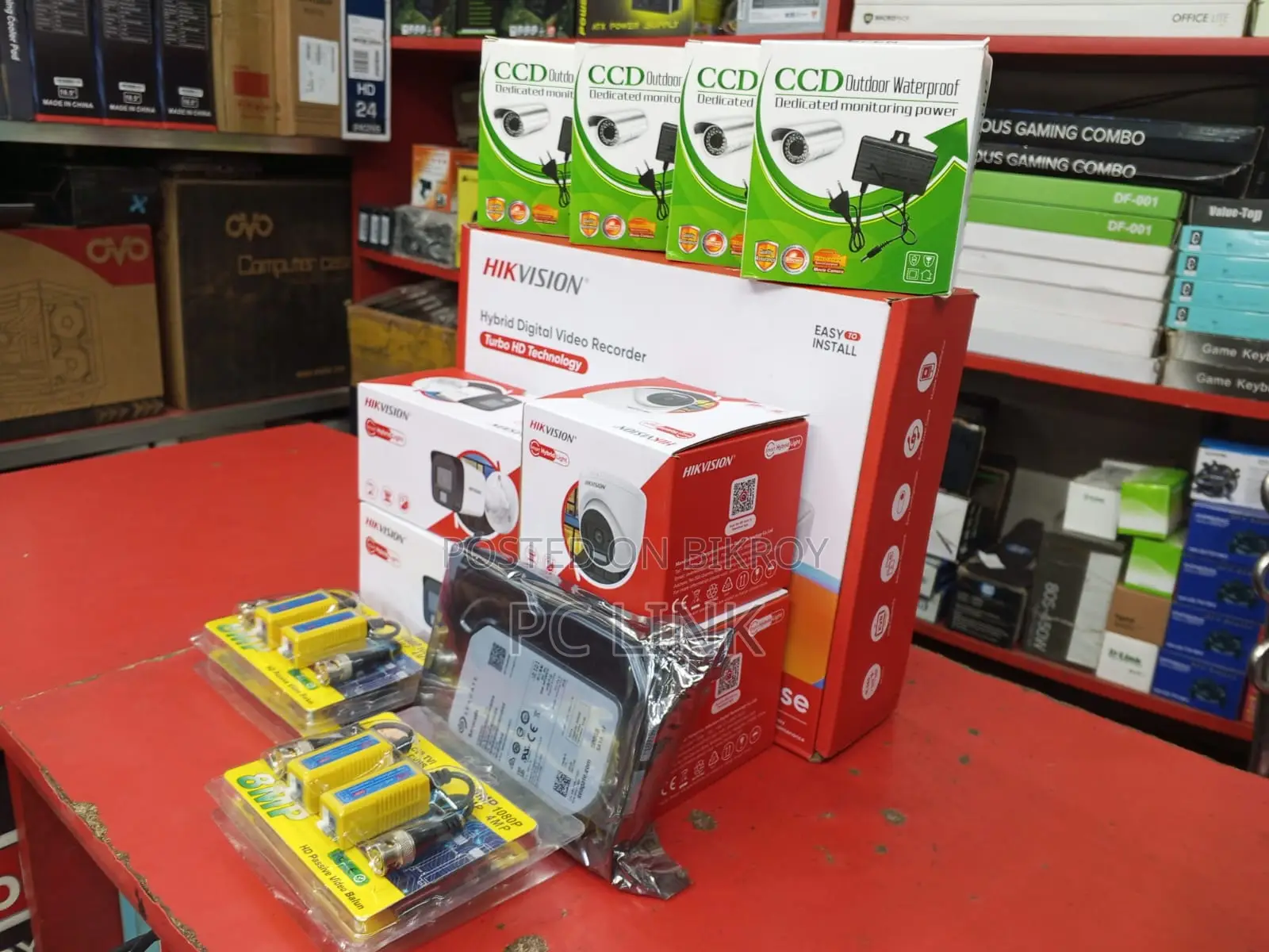 04 Pcs Full HD Camera, 500GB HDD DVR Total Packages