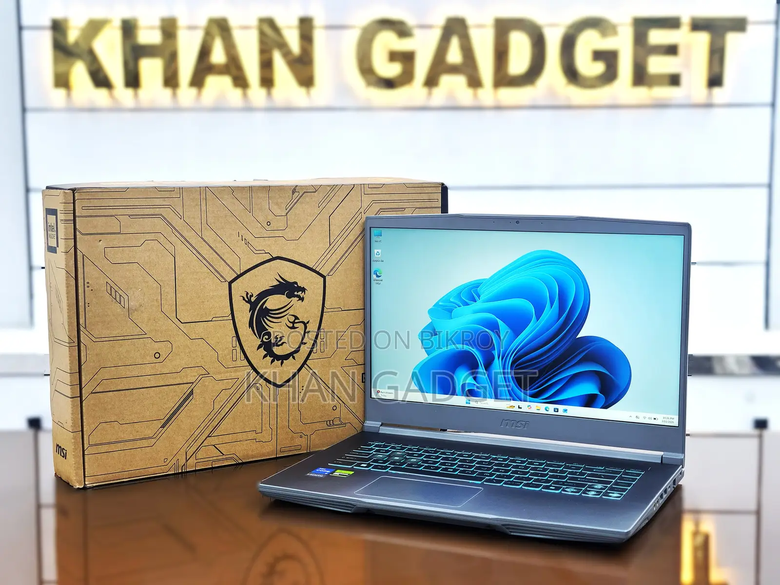 New Laptop MSI 16GB Intel Core I5 SSD 512GB