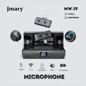 Jmary MW-19 Noise Cancellation Dual Wireless Microphone