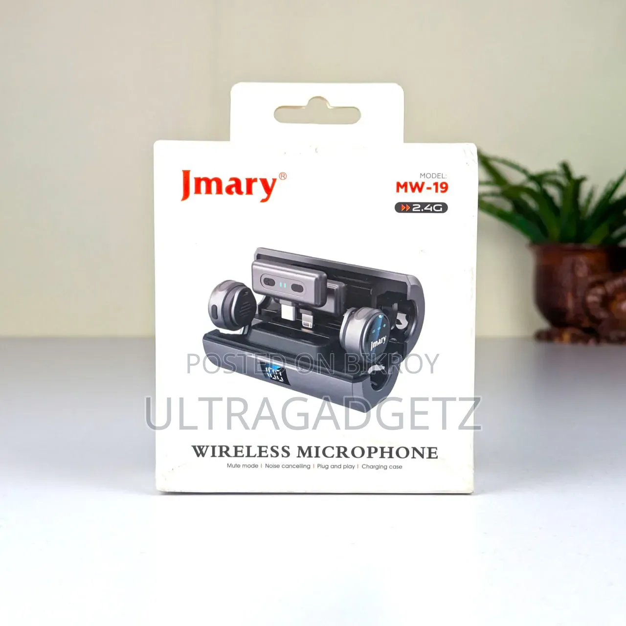 Jmary MW-19 Noise Cancellation Dual Wireless Microphone