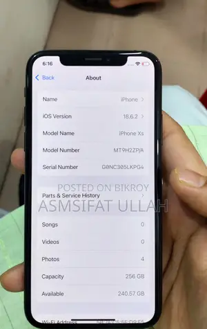 Apple iPhone XS 256 GB Black