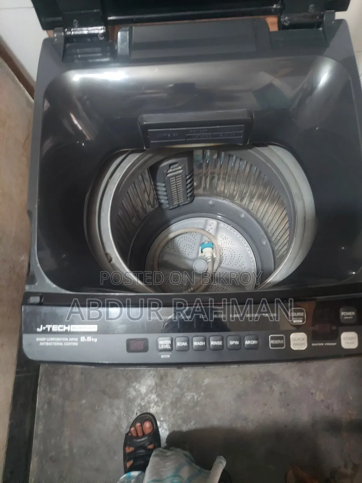 Sharp 8.5 Kg Full Auto Inverter Washing Machine
