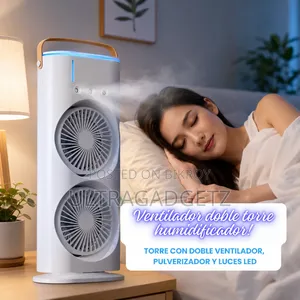 Portable Light Humidifier Double-Ended Spray Fan