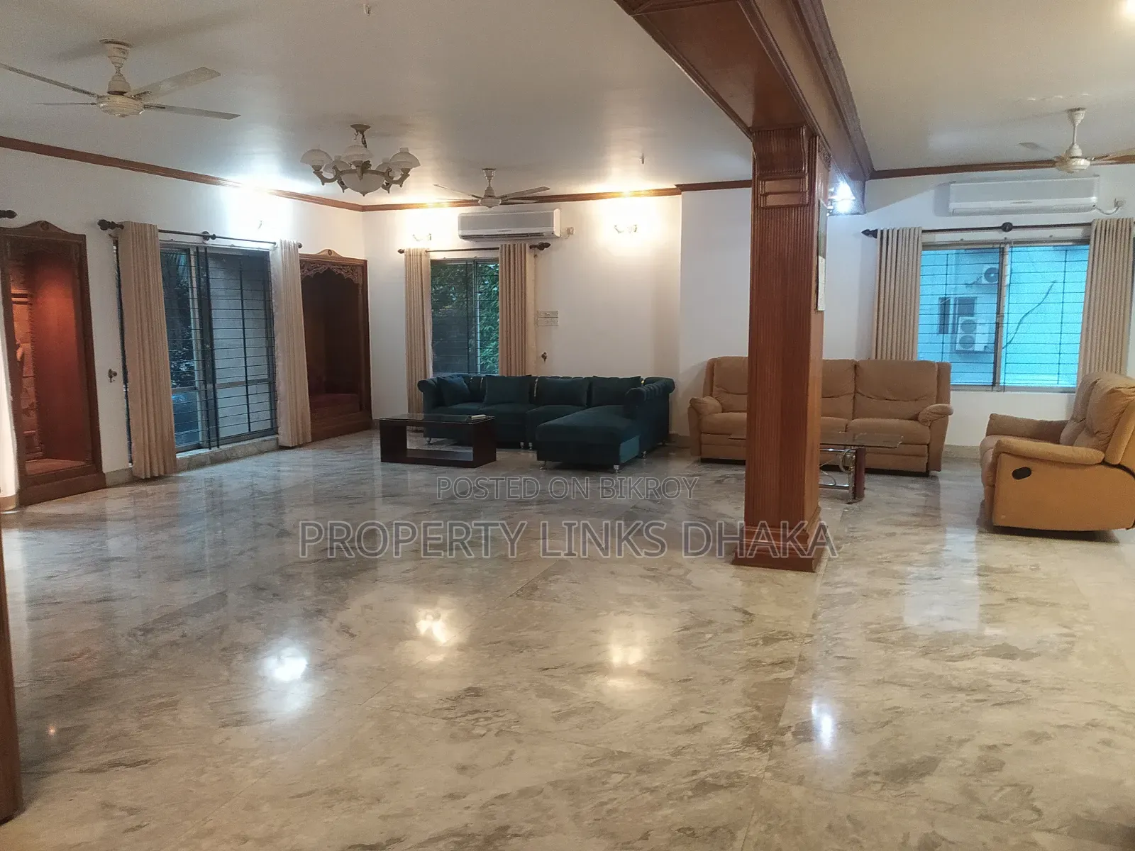 গুলশানে ৬ বেডরুমের অ্যাপার্টমেন্ট ভাড়ার জন্য