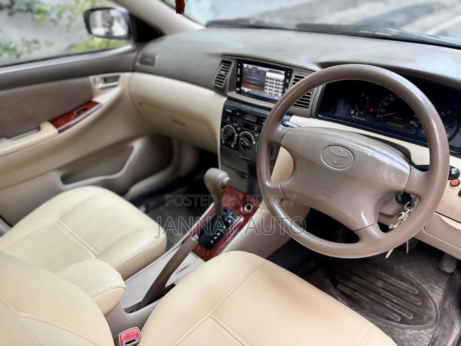 Toyota Corolla Sedan 2003 White