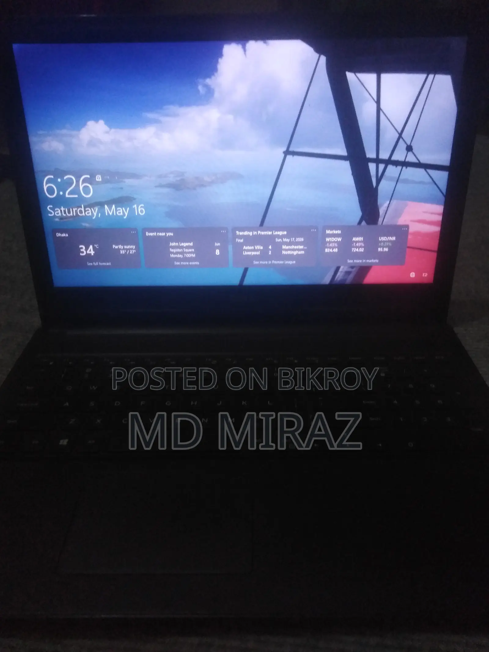 Laptop Dell Inspiron 15 3567 4GB Intel Core i3 HDD 1T