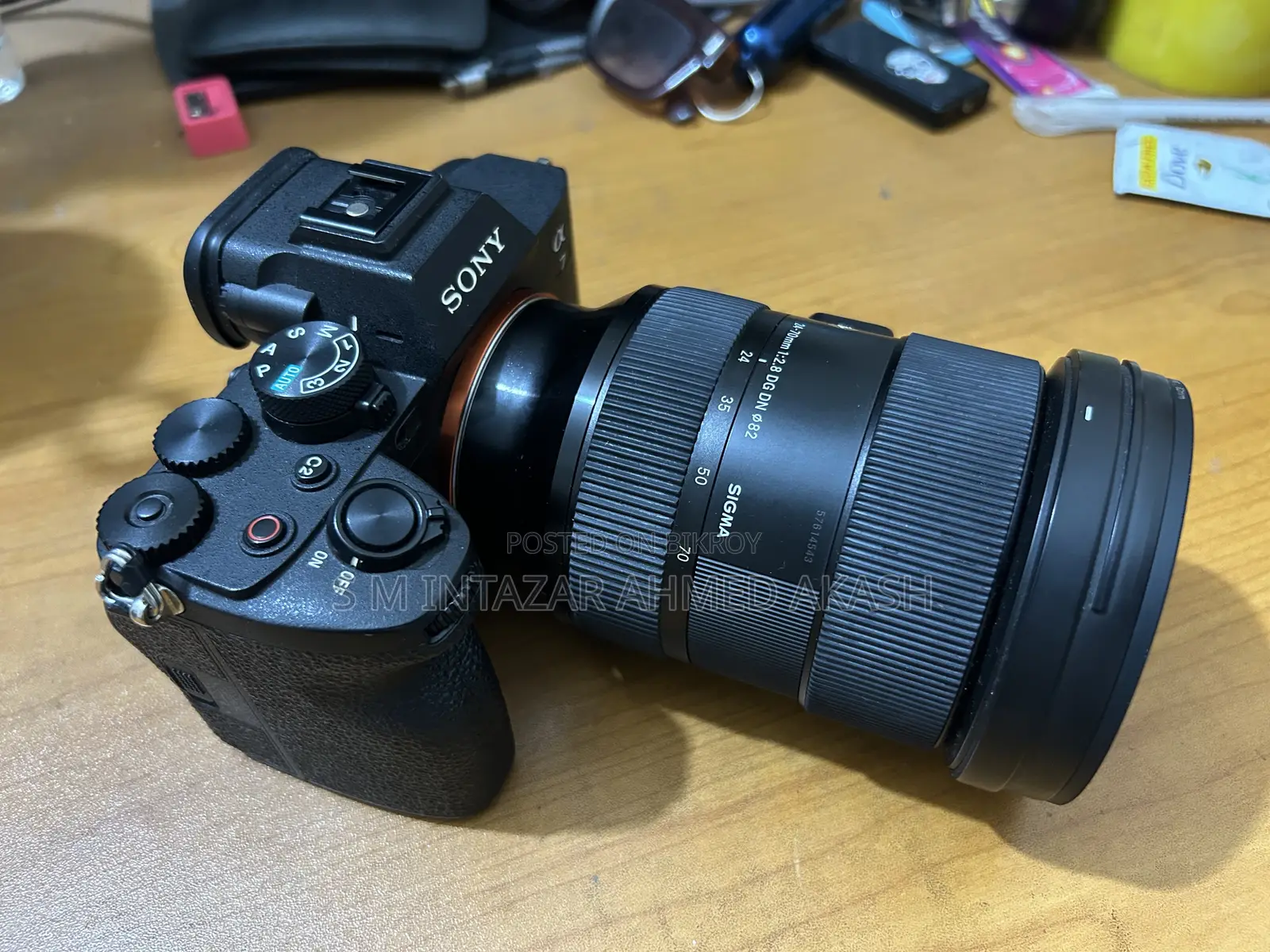 Sony A7 IV ফুল ফ্রেম, Sigma 24-70mm 2.8 DG লেন্স