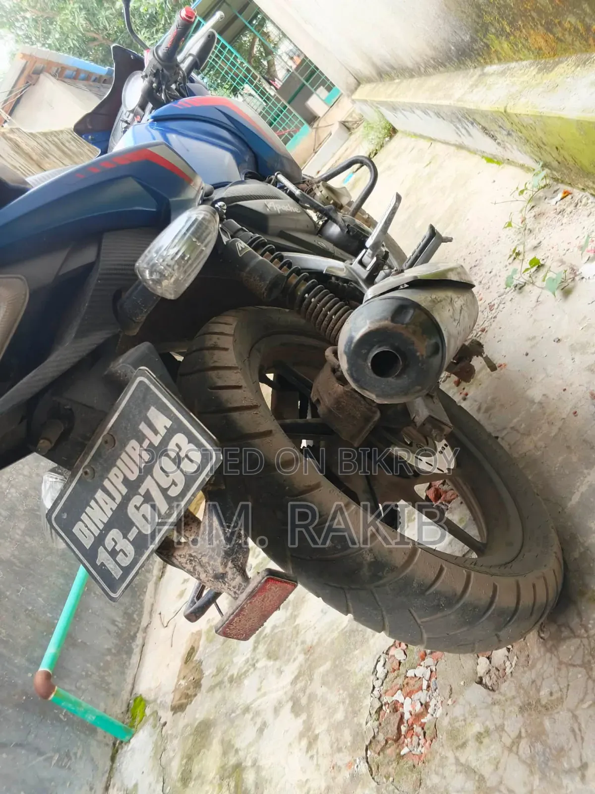 TVS Apache RTR 160 2V 2020 Blue
