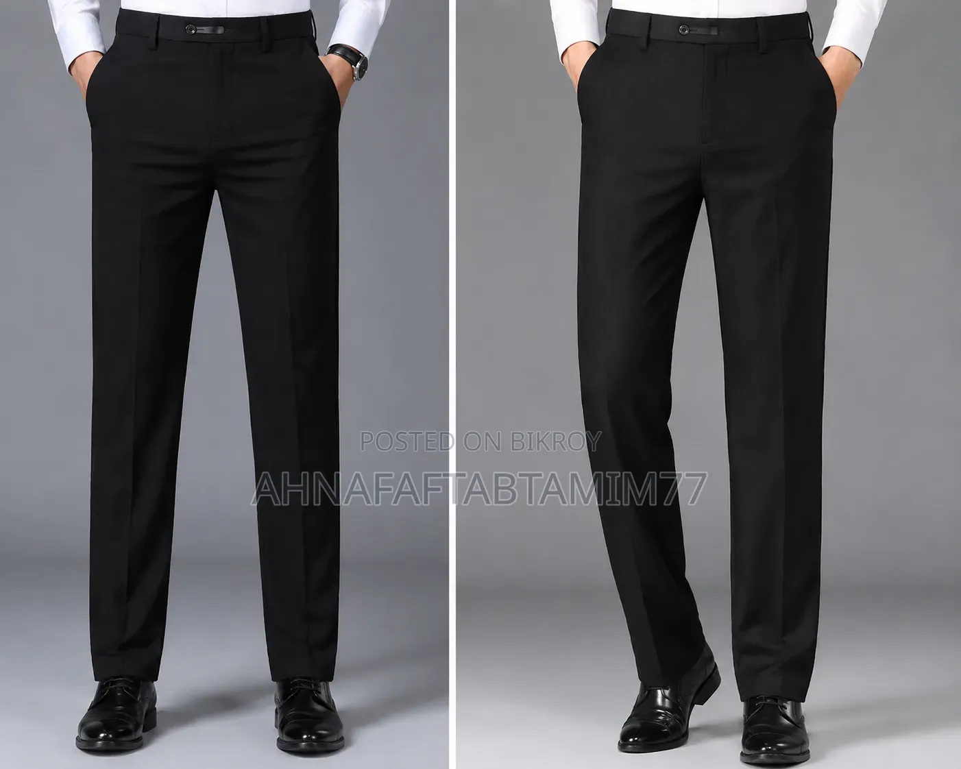 Black Colour Formal Pant