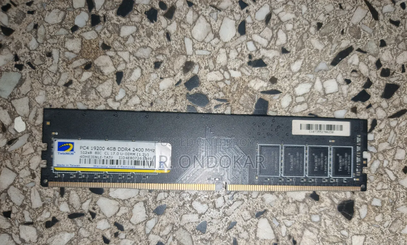 Ram 4gb Ddr 4 2400mhz