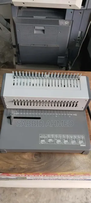 Manual Plastic Comb Binding Machine With Other Things. Urgent Sell.
