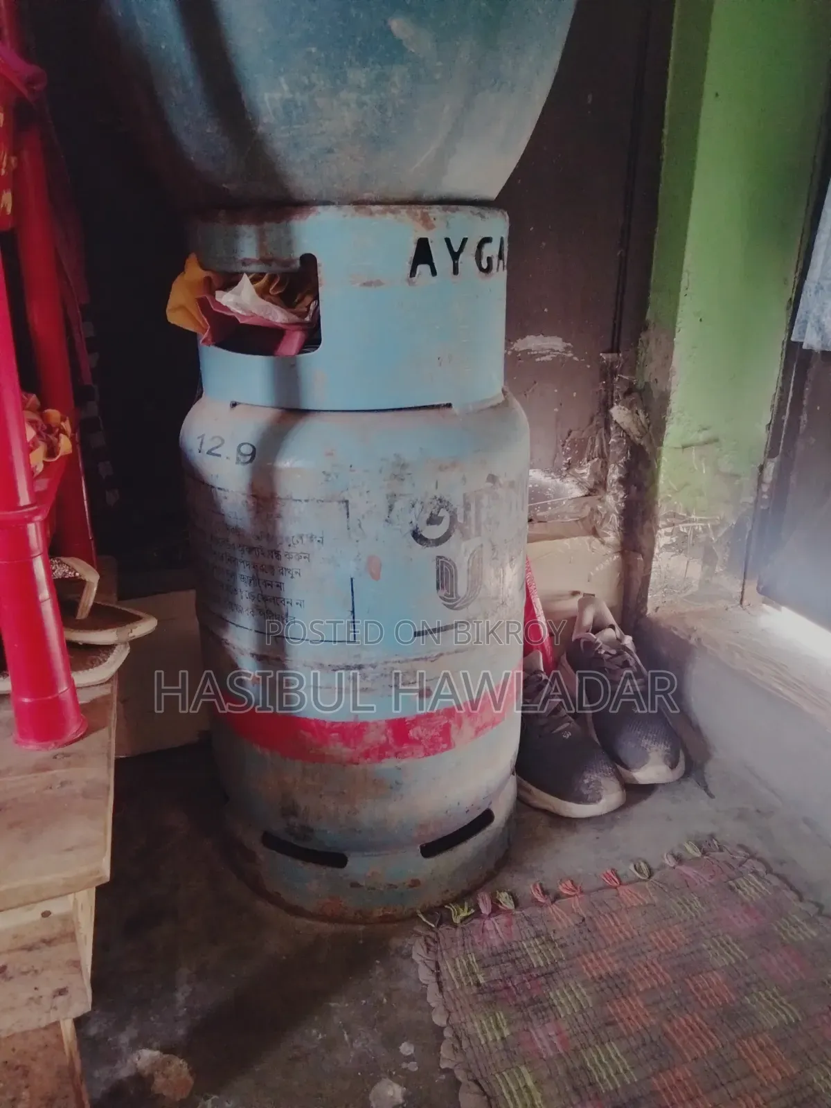 Gas Cylinder, Gas Stove, and Regulator