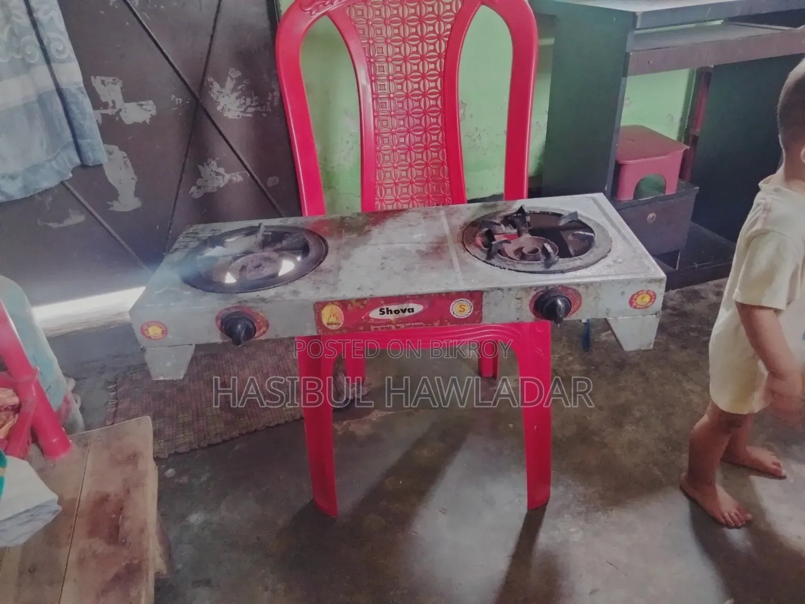 Gas Cylinder, Gas Stove, and Regulator
