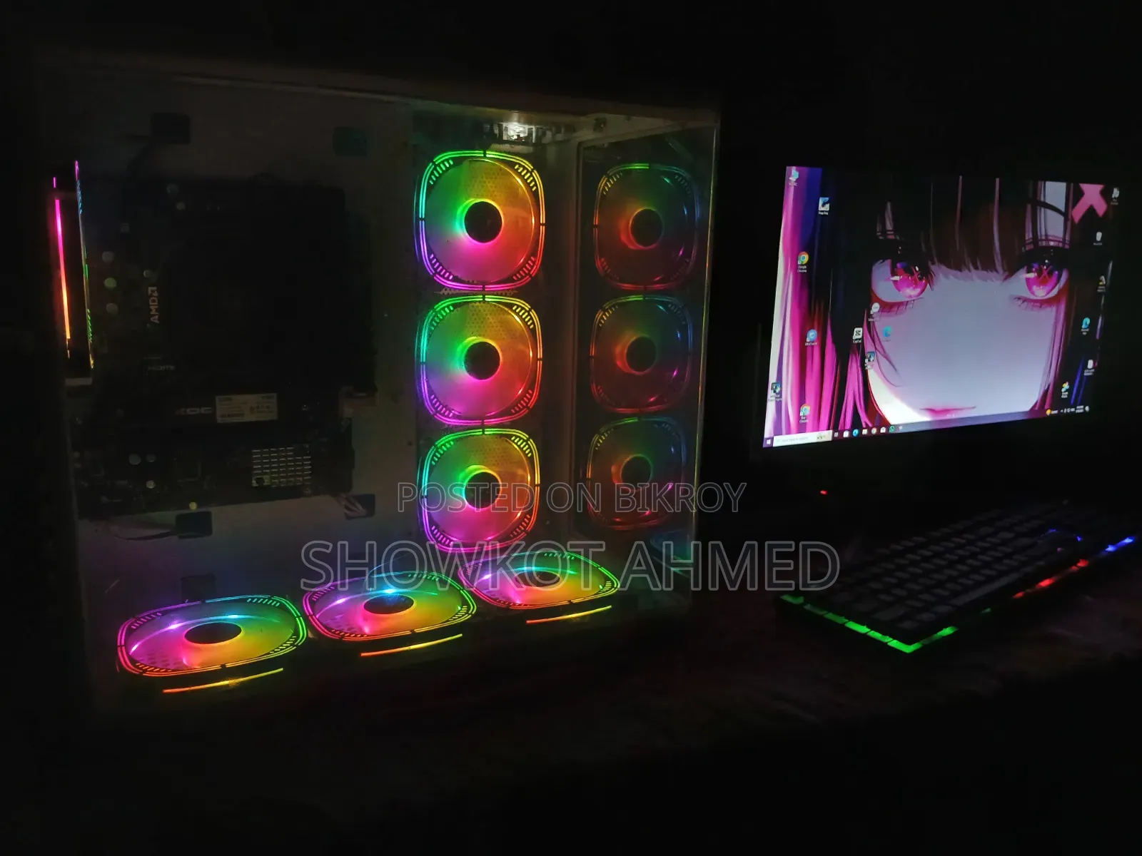 Desktop Computer MSI Model 16GB AMD Ryzen 5 SSD 512GB