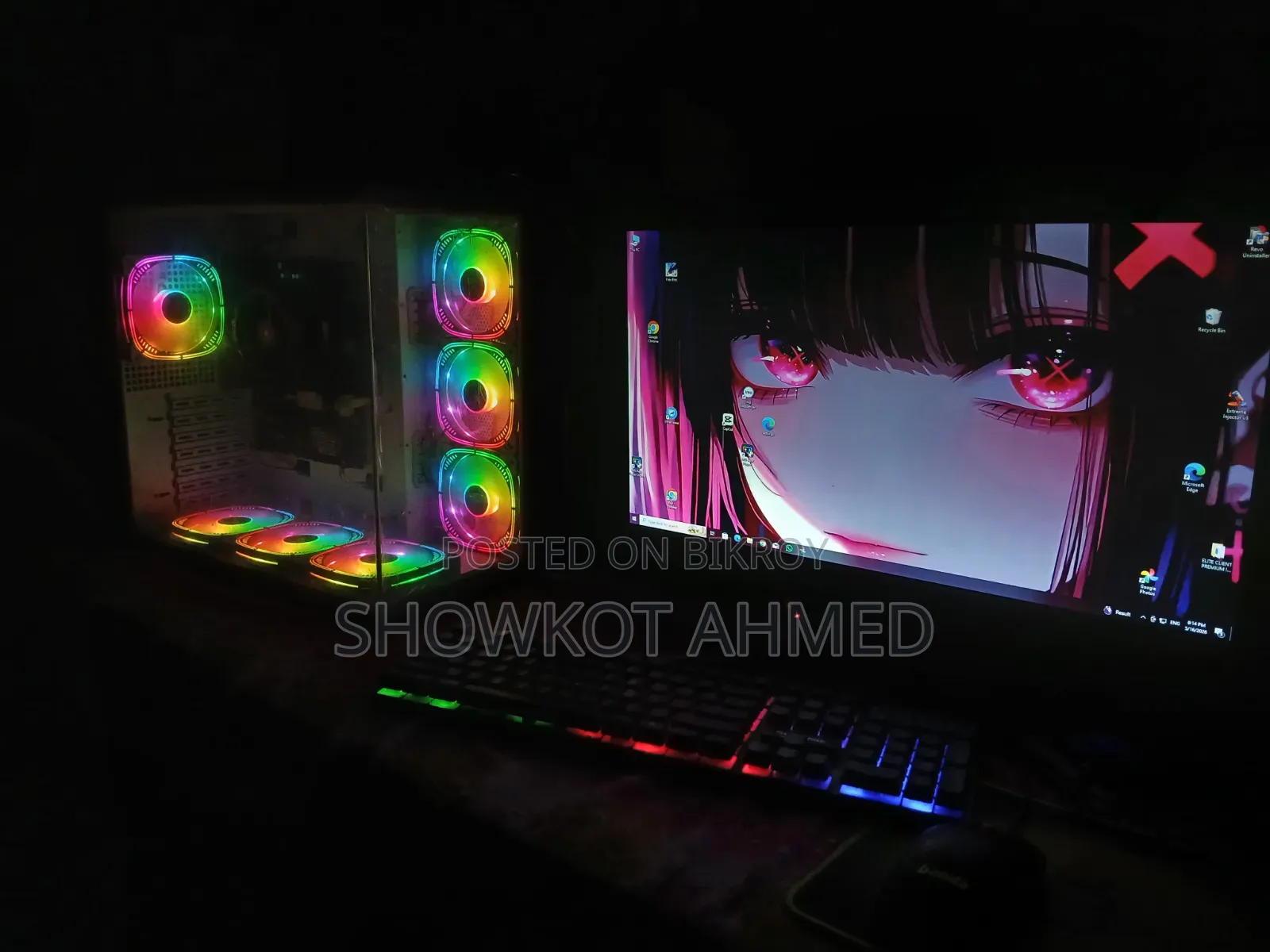 Desktop Computer MSI Model 16GB AMD Ryzen 5 SSD 512GB
