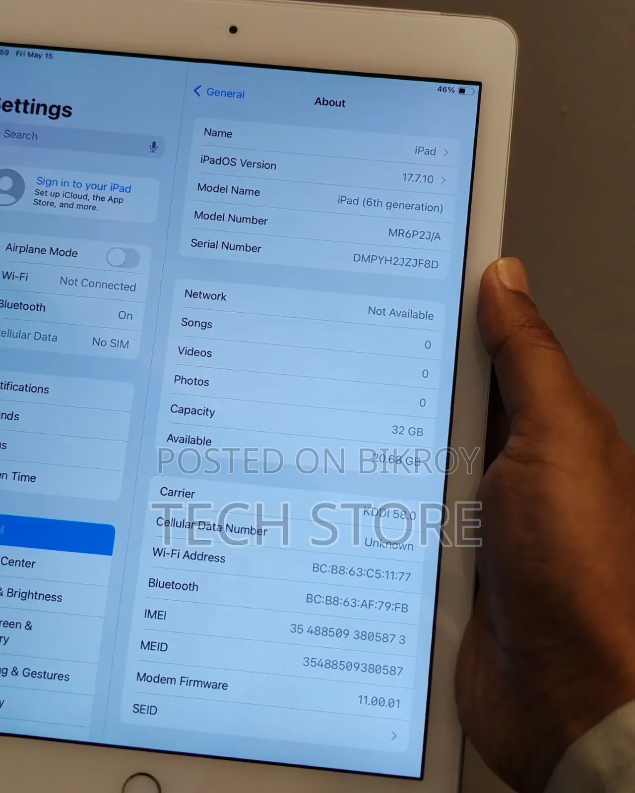 Apple iPad 9.7 32 GB White
