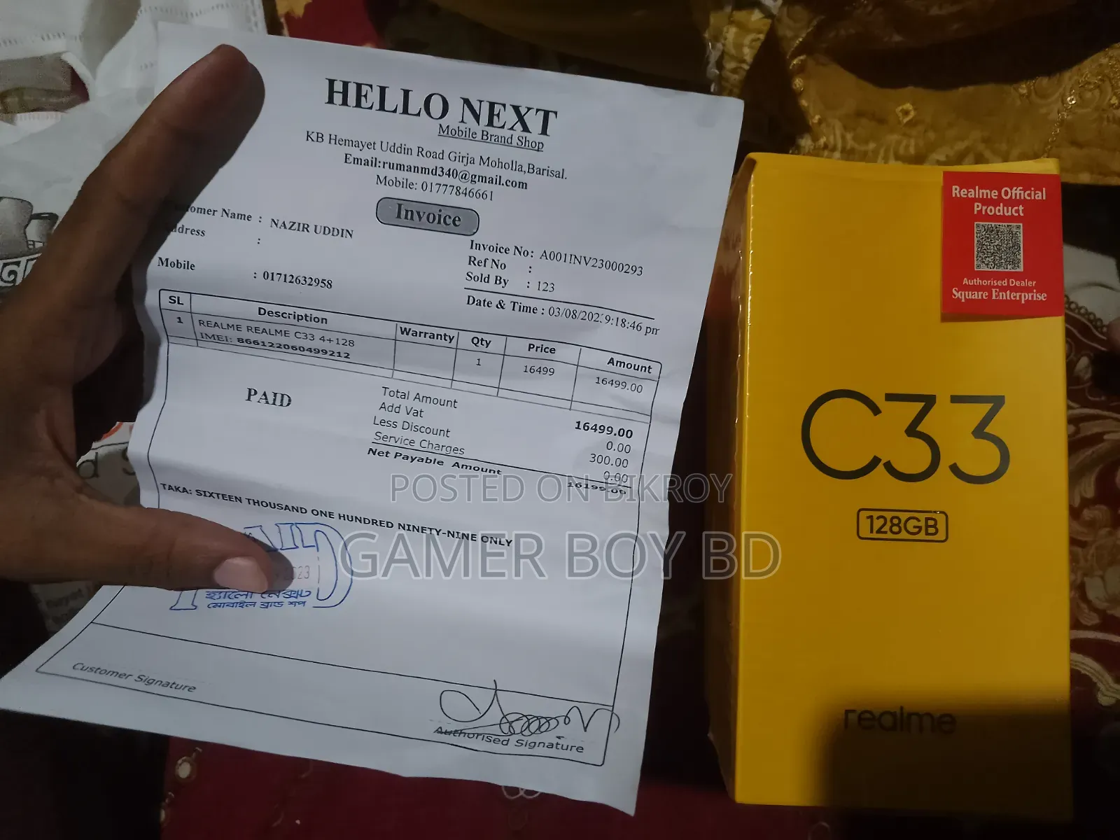 Realme C33 128 GB Blue