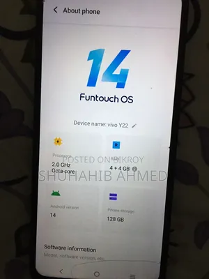 Vivo Y22 128 GB Blue