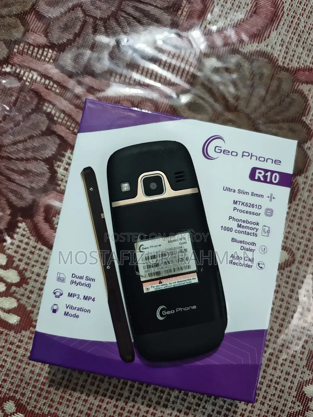 Geo R10 Black