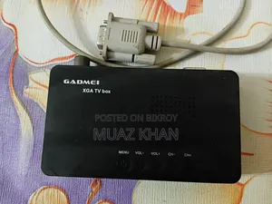 Gadmei Xga Tv Box। এটা দিয়ে মনিটরকে টিভি বানানো যায়, ডিস লাইনেও চলে