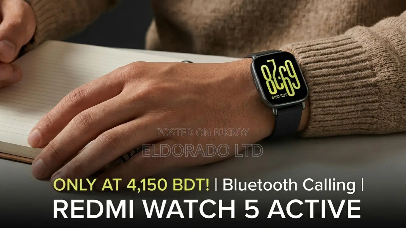Redmi Watch 5 Active Only At 4,150 BDT! | Bluetooth Calling Smartwatch