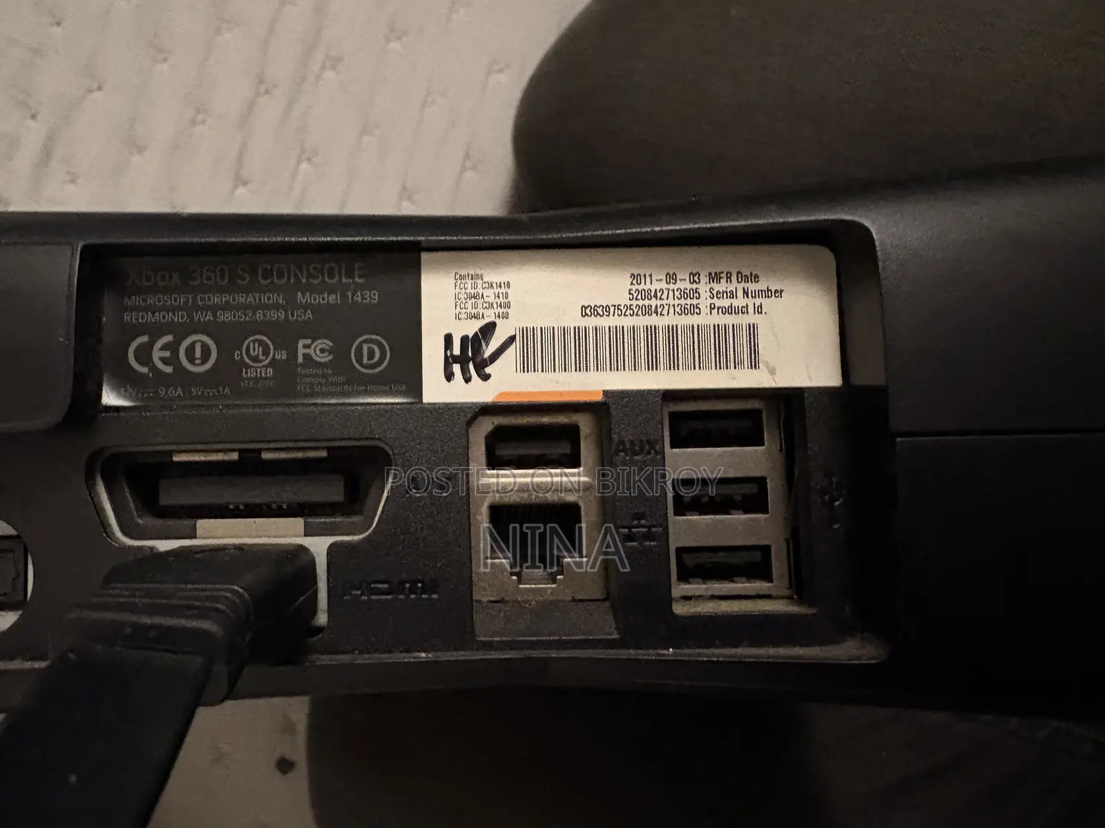 Xbox 360 S - 250 Gb
