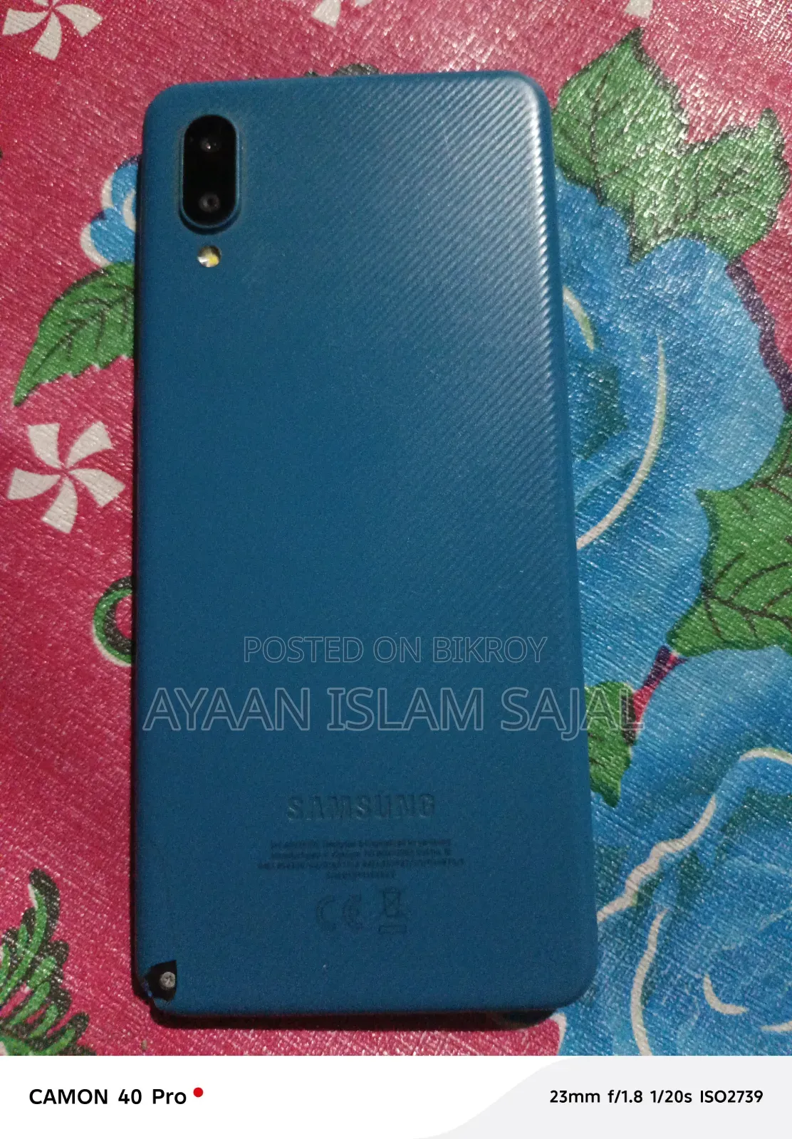 Samsung Galaxy A02 32 GB Blue
