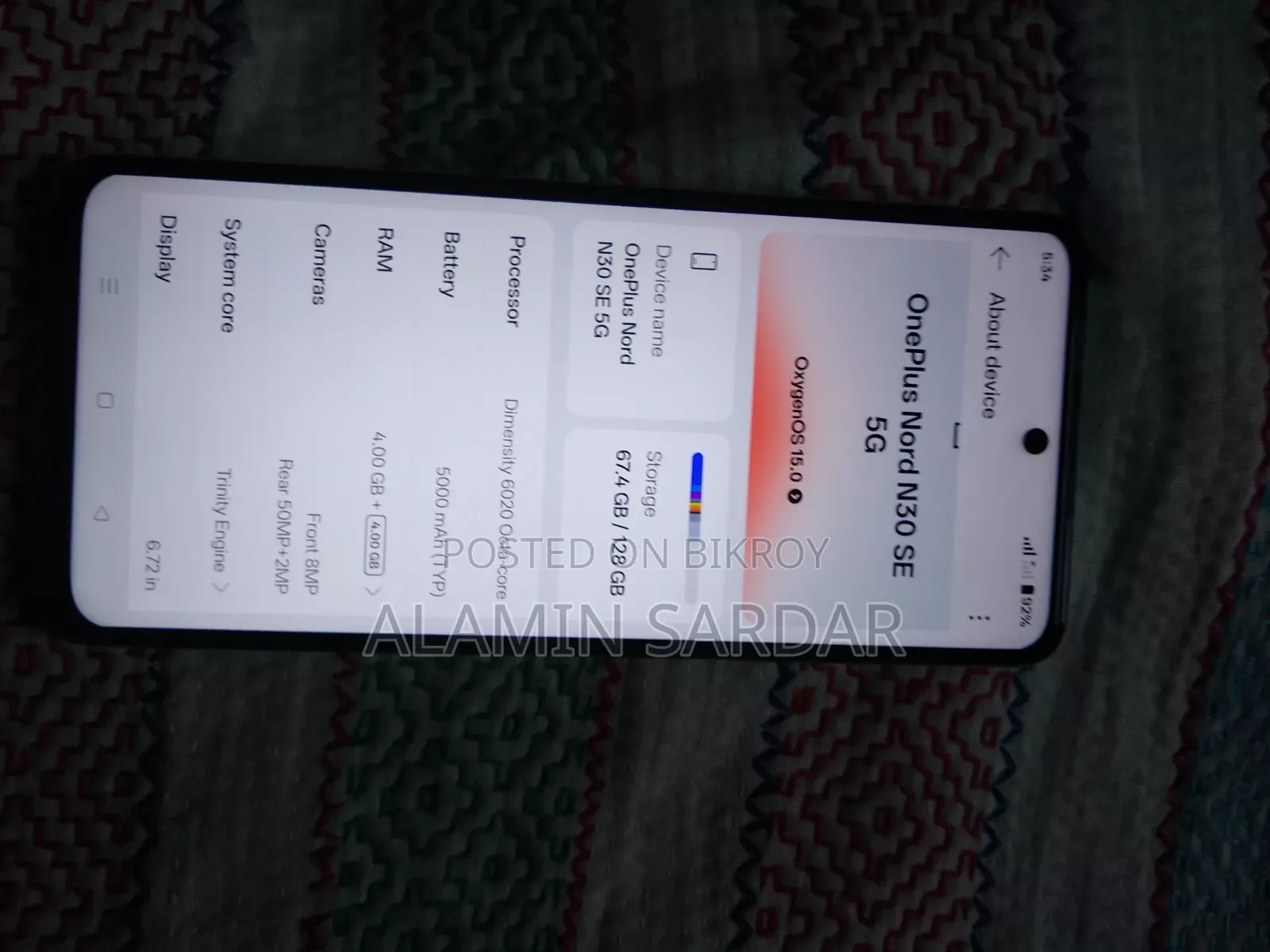 OnePlus Nord N30 128 GB Blue