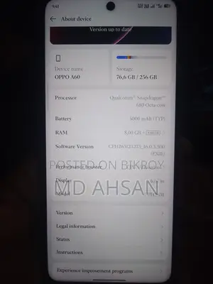 Oppo A60 256 GB Black