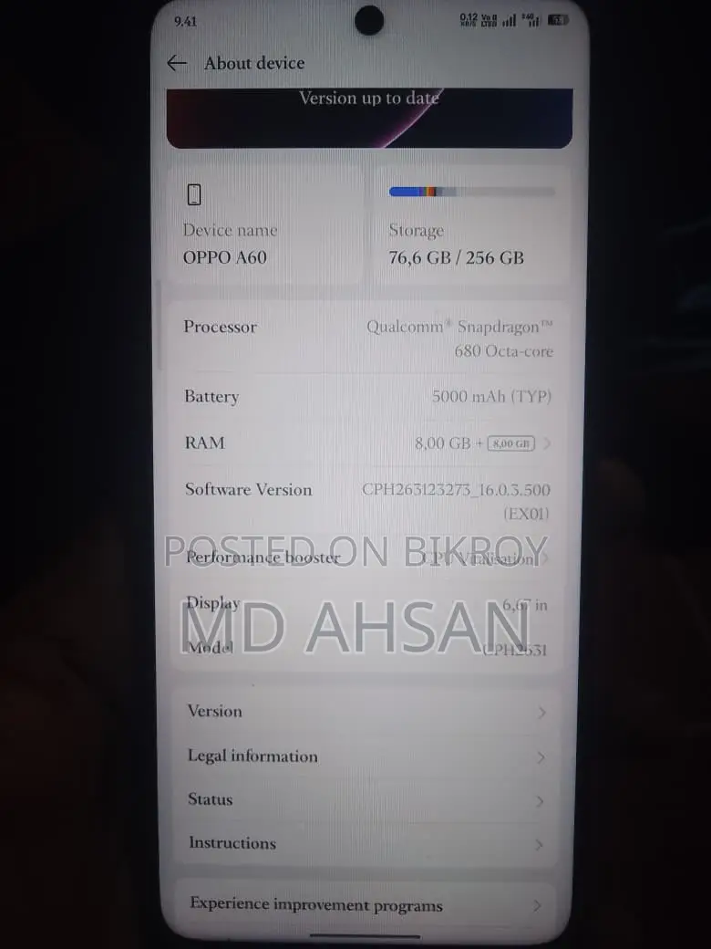 Oppo A60 256 GB Black