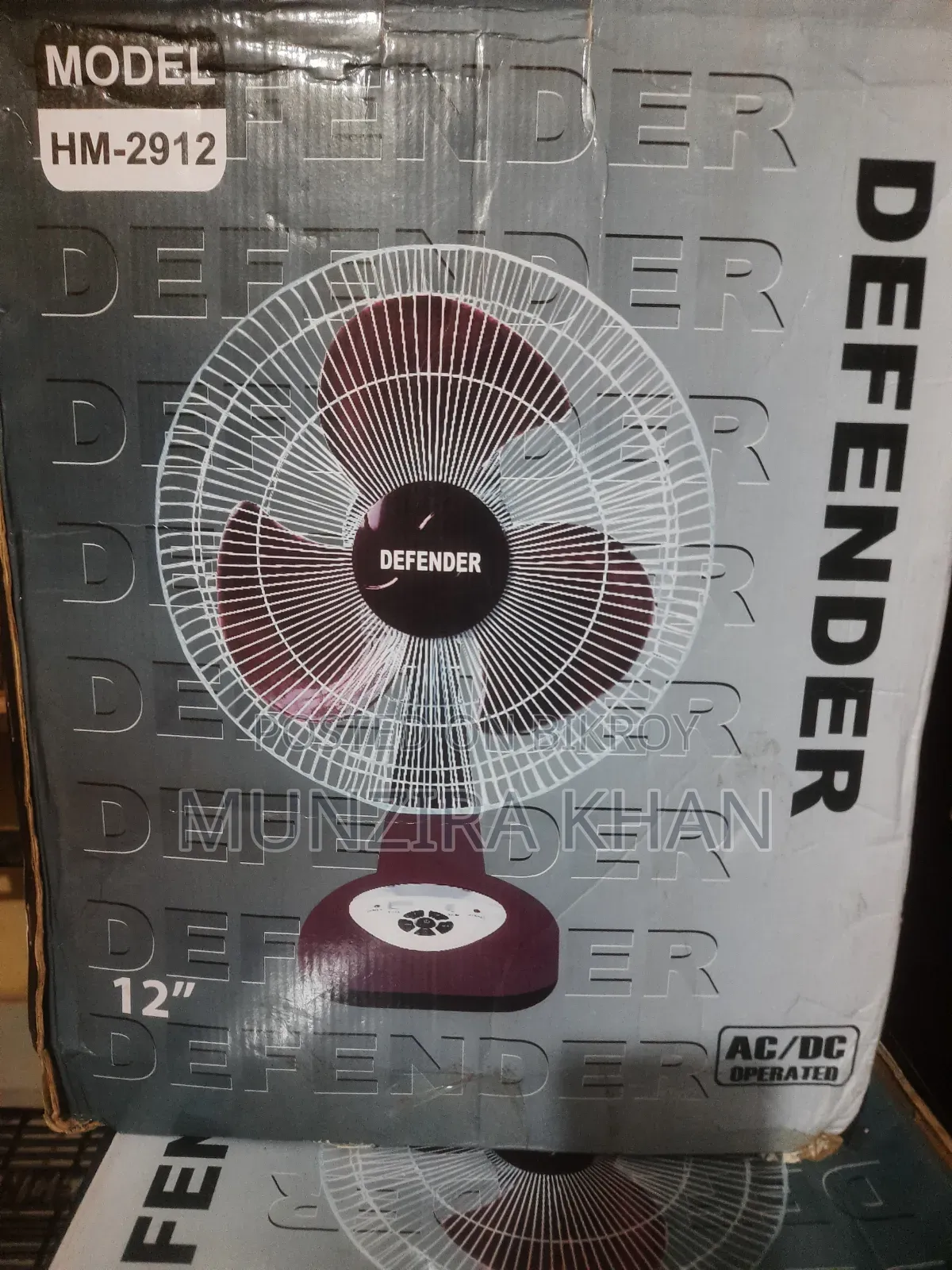 Brand New Defender Ac/Dc Fan