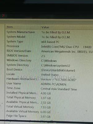 Desktop Computer 4GB Intel Core 2 Duo SSD 60GB