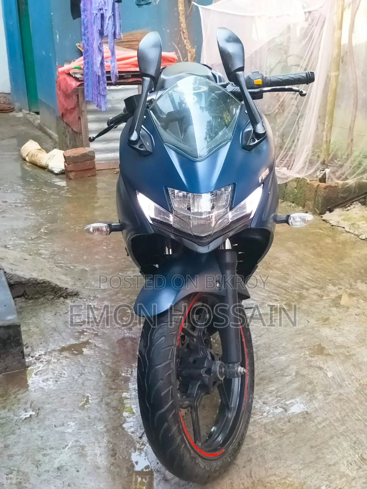 Suzuki Gixxer SF FI 2024 Blue