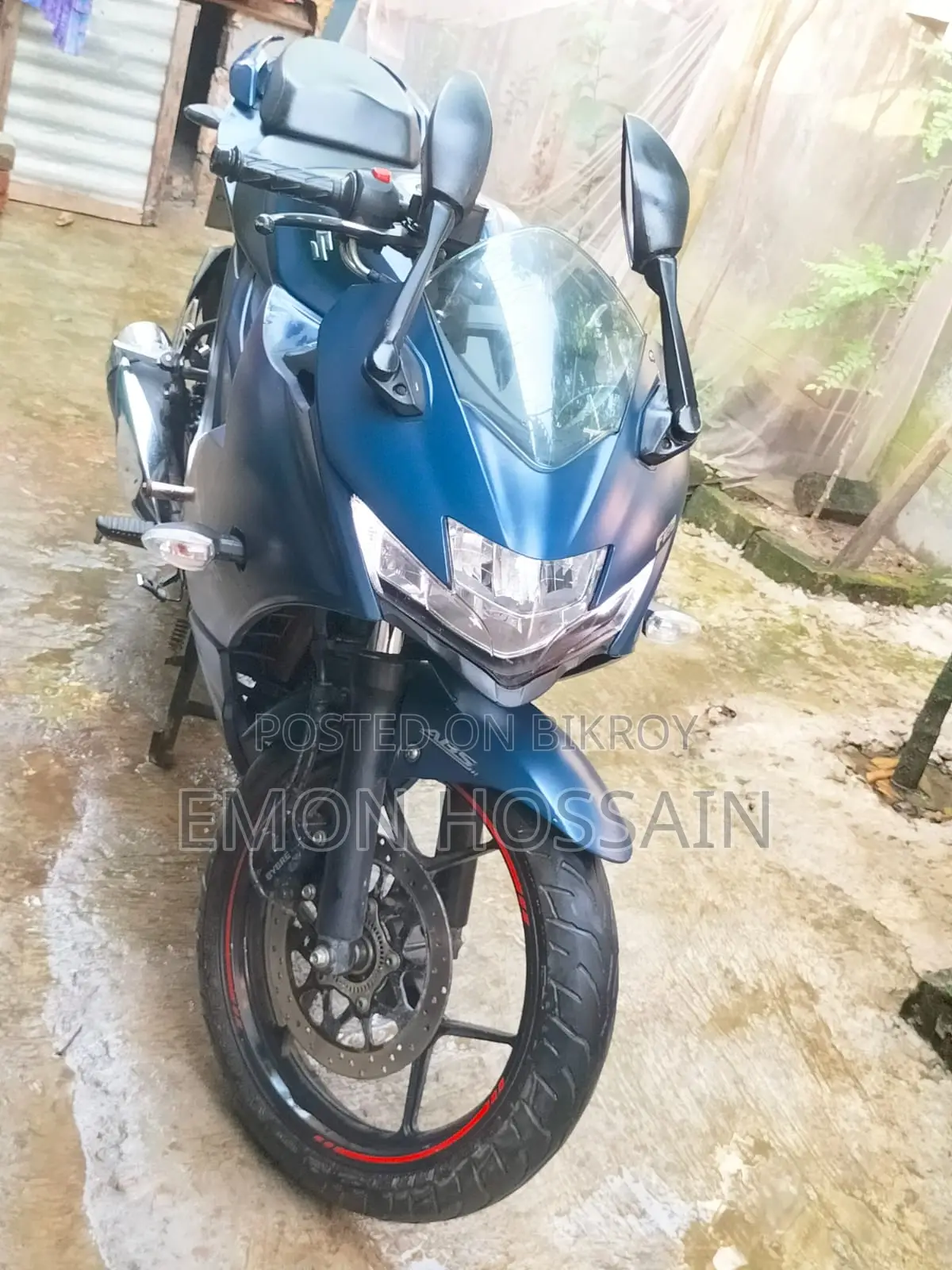 Suzuki Gixxer SF FI 2024 Blue