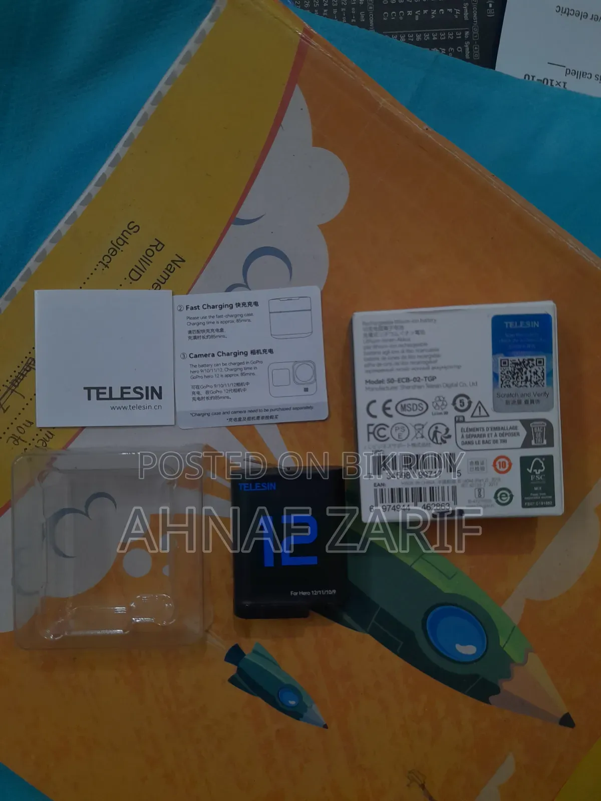 Gopro Hero9/10/11/12 Battery