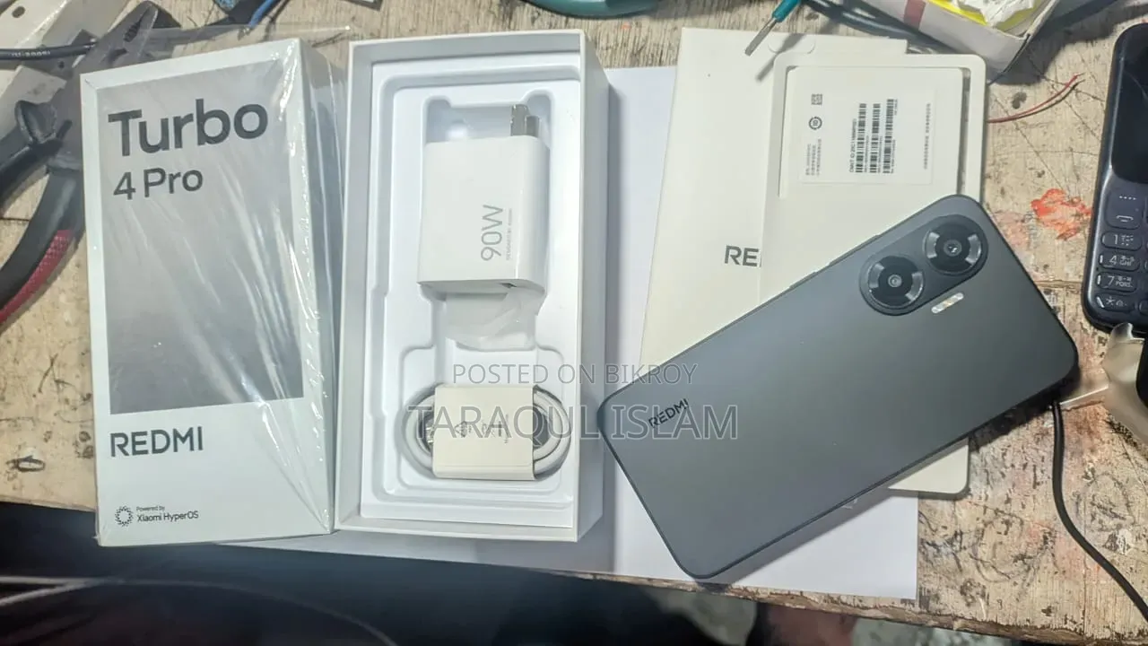 New Xiaomi Redmi Turbo 4 Pro 256 GB Black