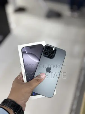অ্যাপল আইফোন ১৬ প্রো ম্যাক্স ২৫৬ জিবি ব্ল্যাক