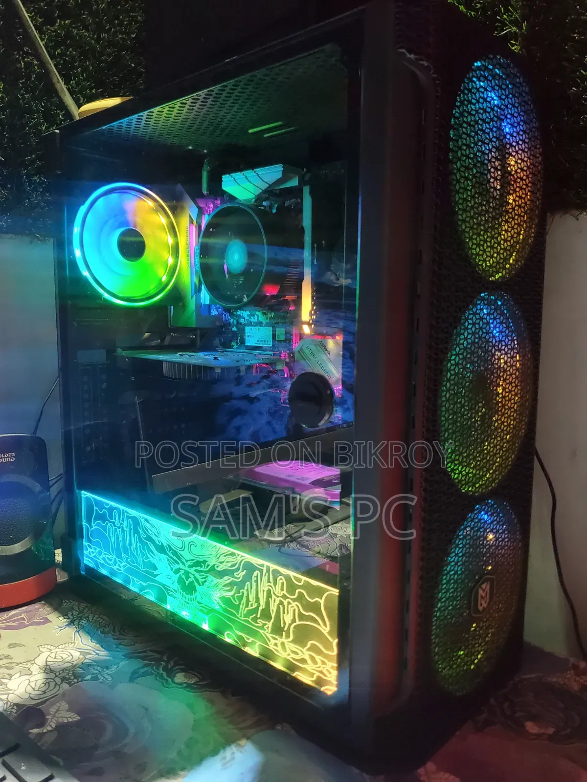 ডেস্কটপ কম্পিউটার HP 8GB AMD Ryzen 5 HDD+SSD 1T