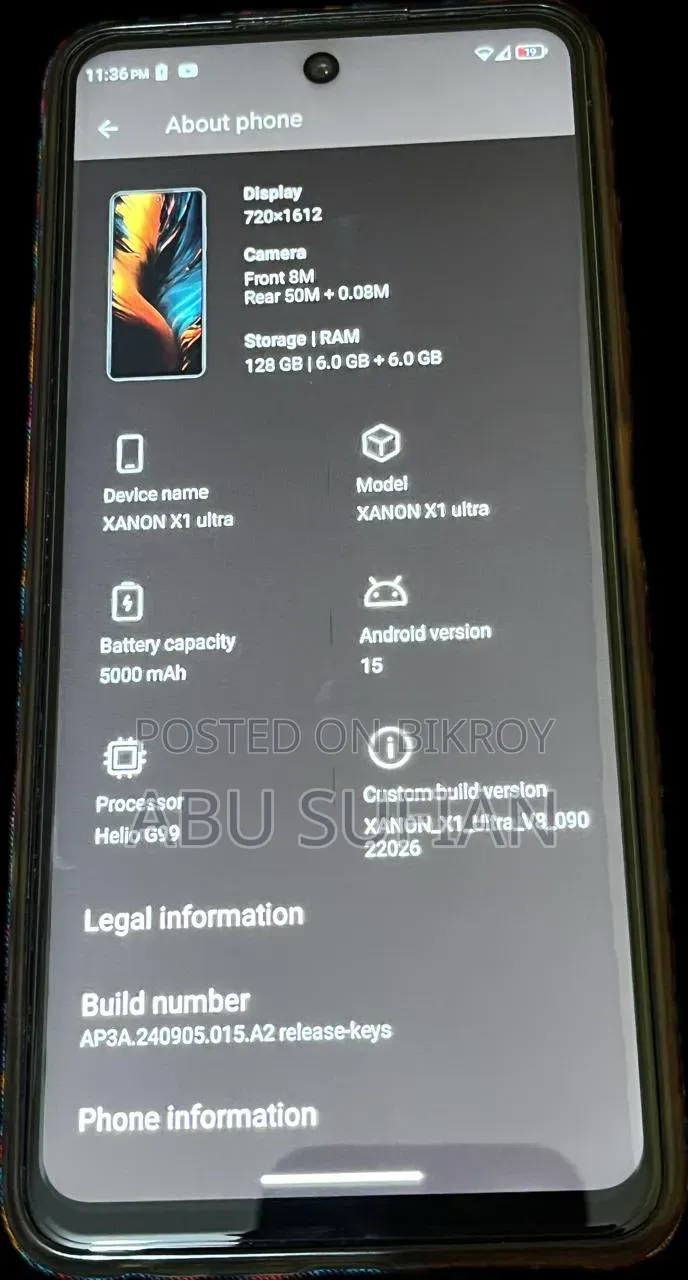 নতুন Walton XANON X1 ULTRA 128 GB