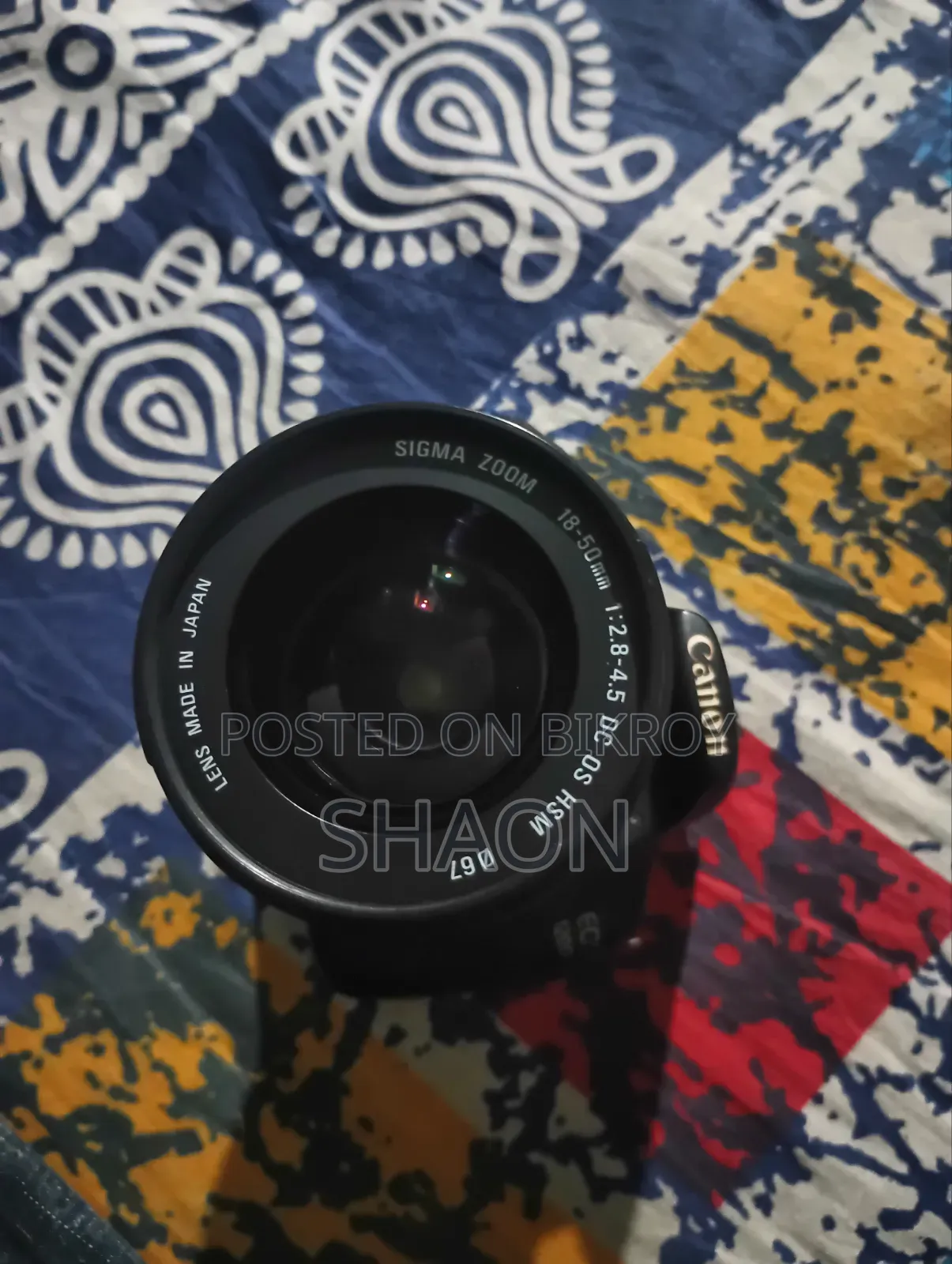 Canon 1200 D With Sigma 18-50 F 2.8 - 4.5 Zoom Lens