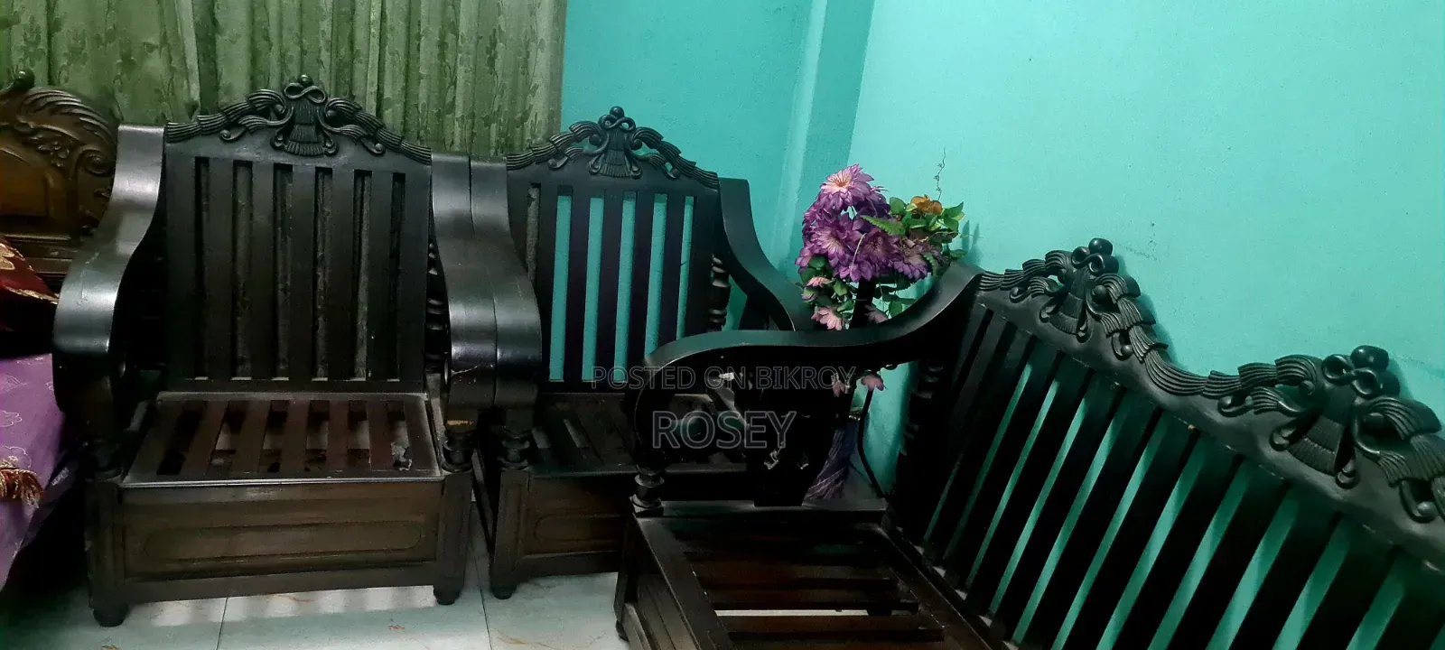 অরিজিনাল চিটাগাং সেগুন কাঠের সোফাসেট