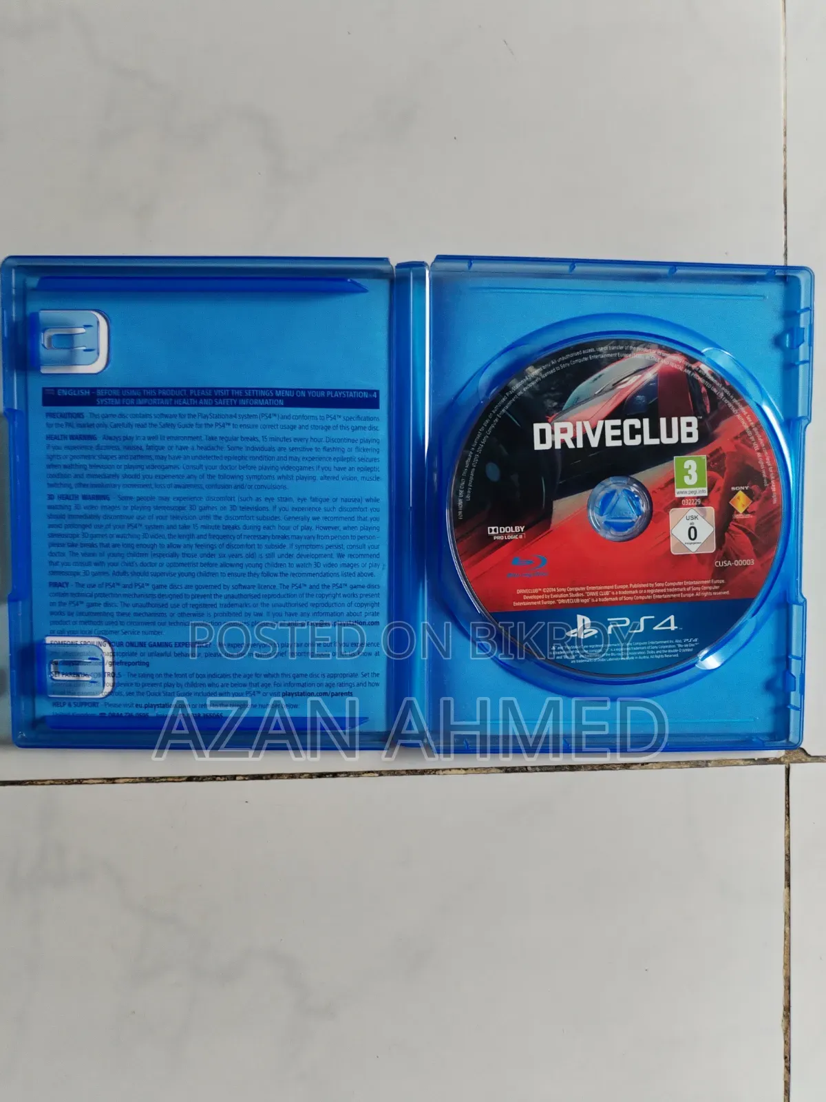 Driveclub for PS4