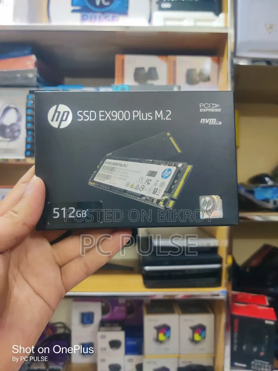 HP EX900 Plus 512GB M.2 NVMe PCIe SSD (Boxed)