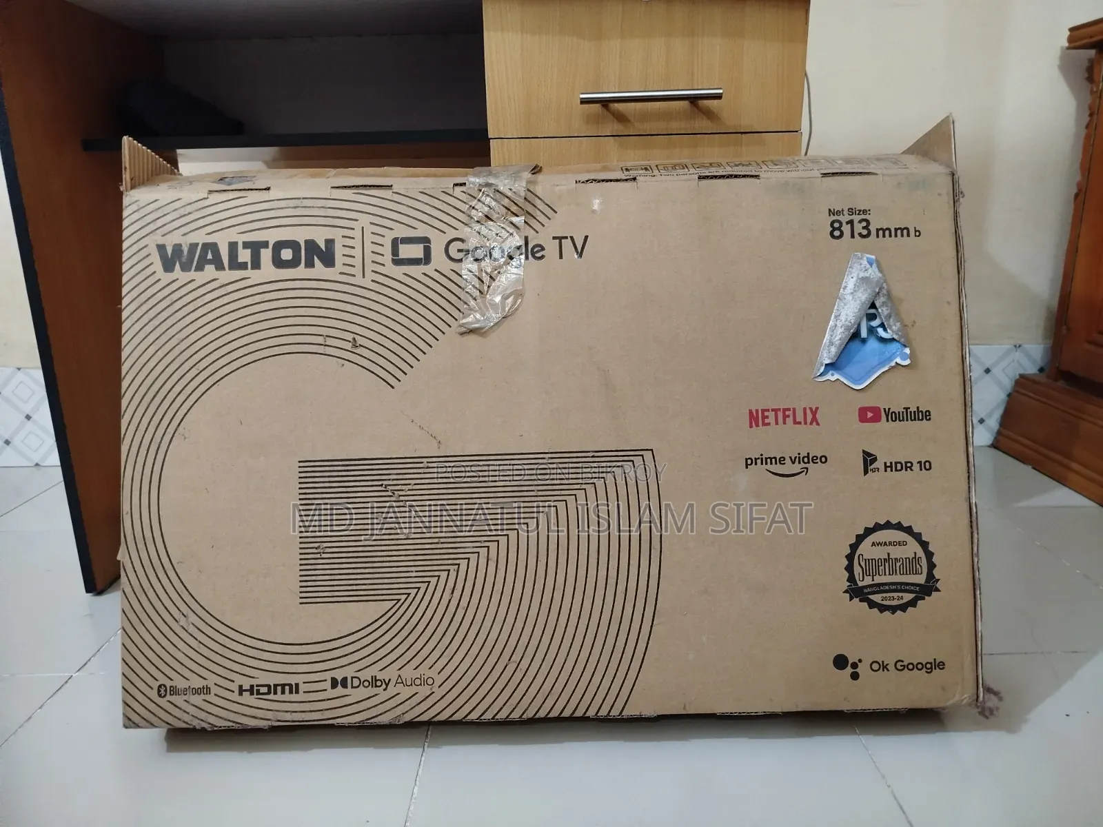 32" Walton Gsmart 2ktv Smart Android Google Tv.