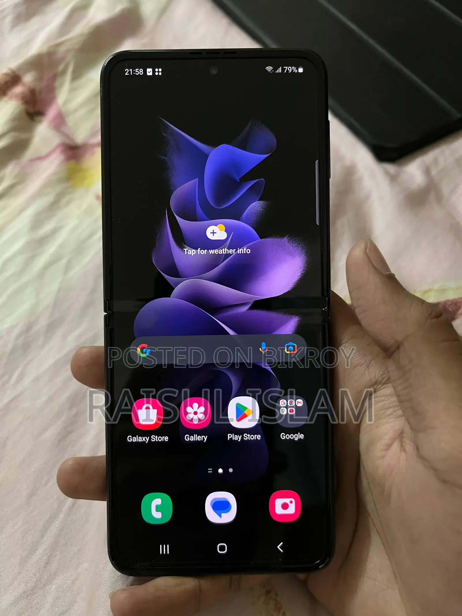 Samsung Galaxy Z Flip3 5G 256 GB Black