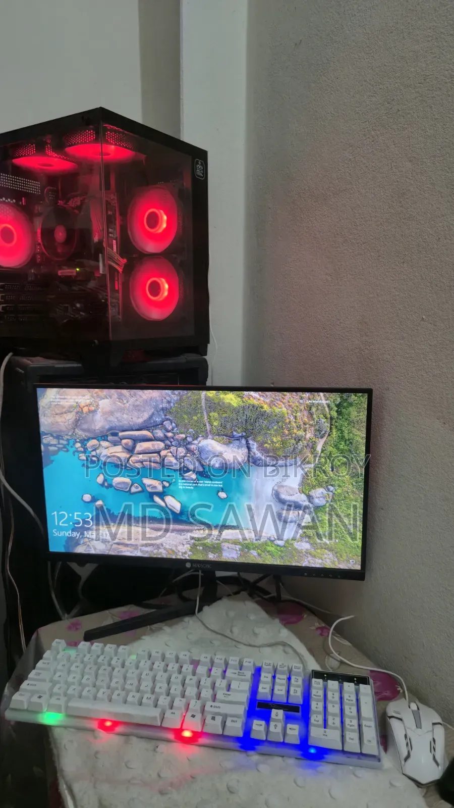 New Desktop Computer MSI Model 8GB AMD Ryzen 5 SSD 128GB