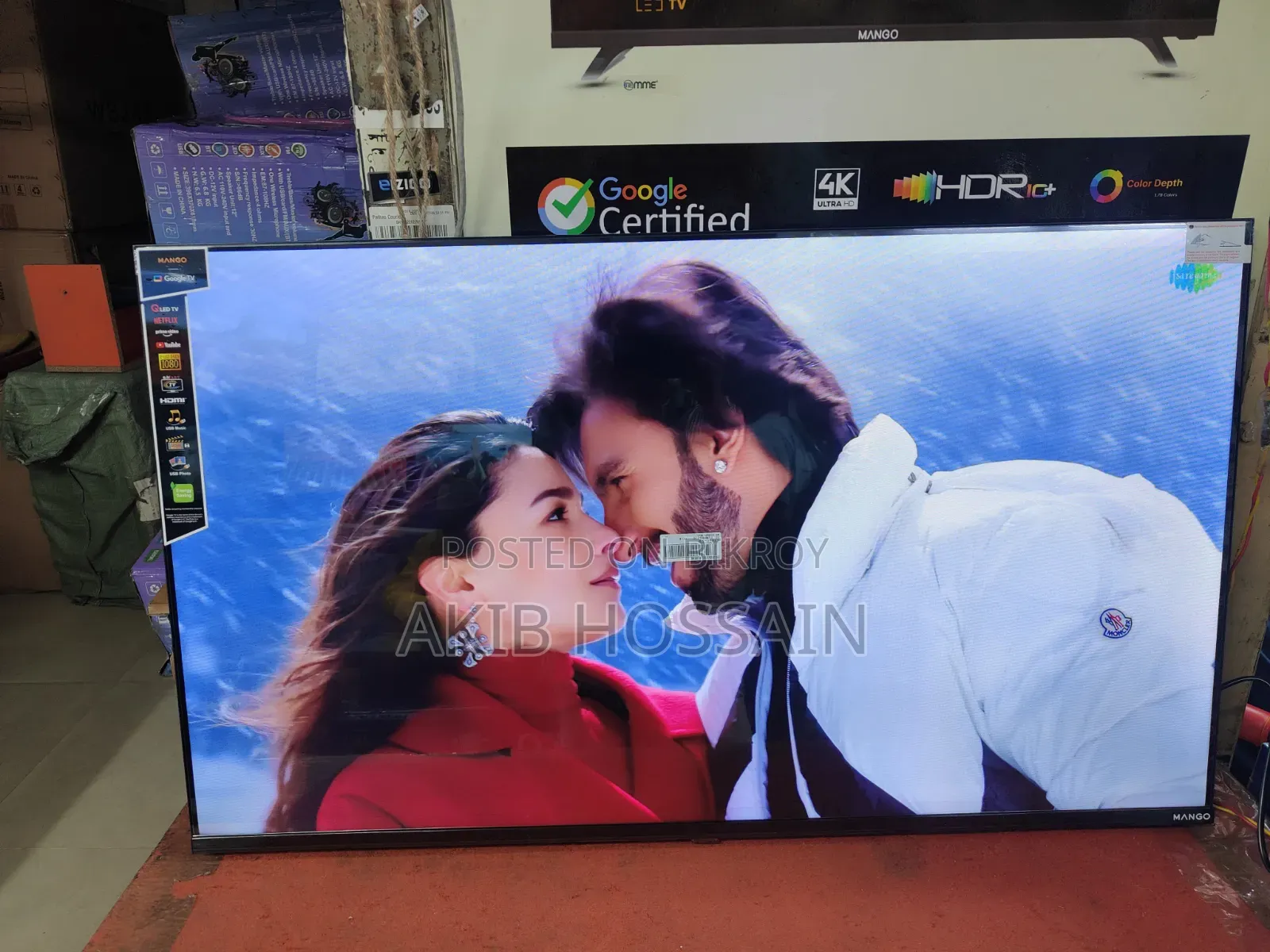 Mango Google TV 43" 
Model: Mg43n3q6