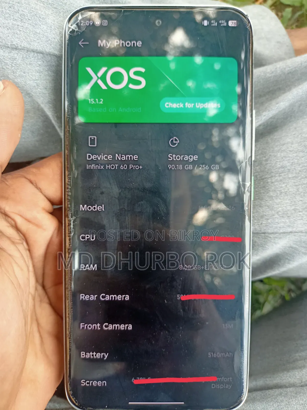 Infinix Hot 60 Pro+ 128 GB White