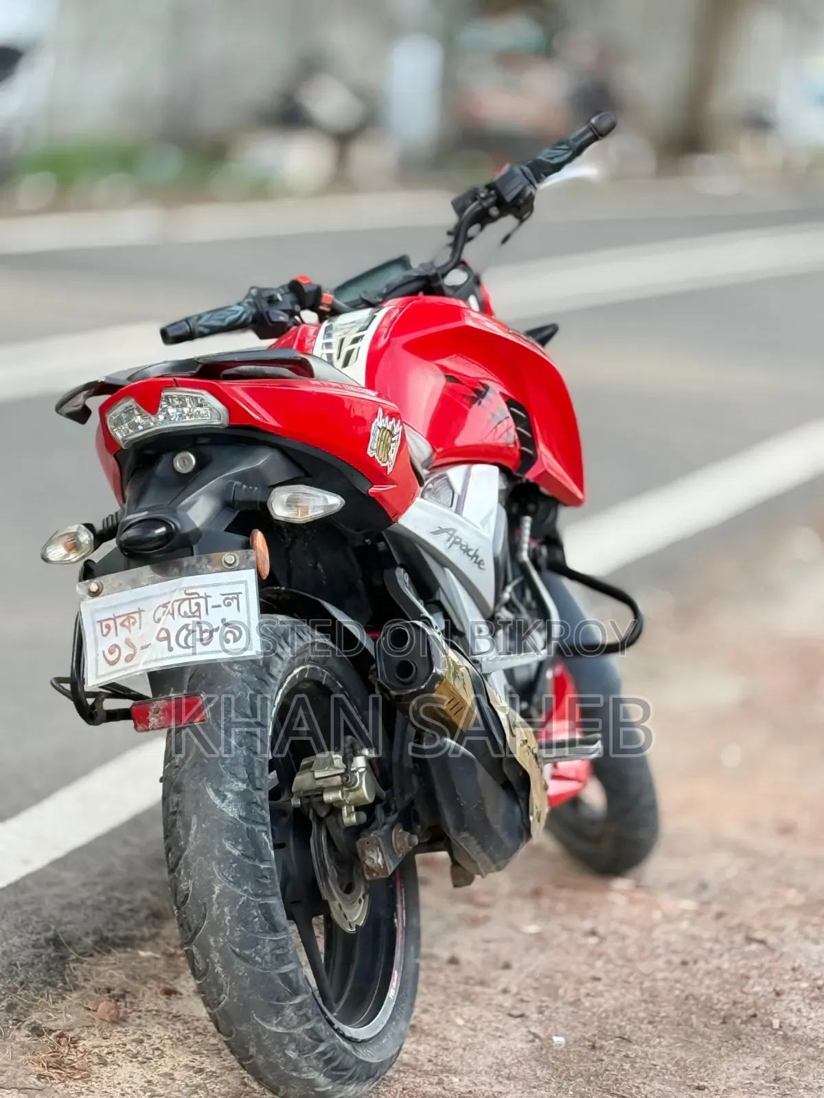 TVS Apache RTR 160 4V 2019 Red